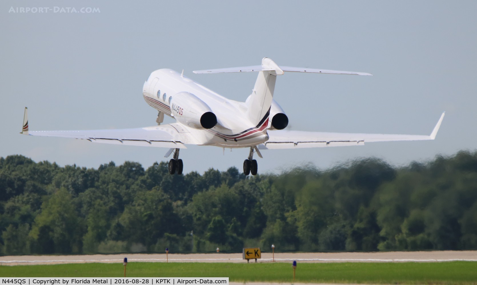 N445QS, 2006 Gulfstream Aerospace GIV-X (G450) C/N 4037, PTK 2016