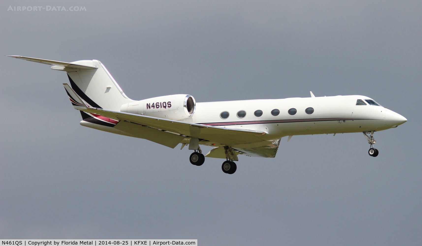 N461QS, 2008 Gulfstream Aerospace GIV-X (G450) C/N 4125, FXE 2014 O.F.A