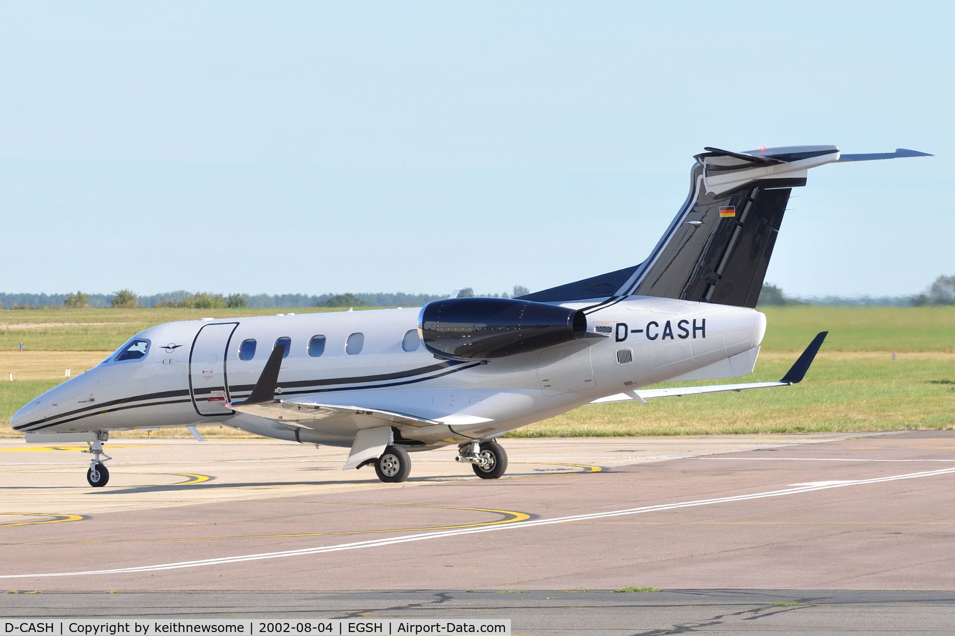 D-CASH, 2017 Embraer EMB-505 Phenom 300 C/N 50500398, Arriving at Norwich fromEdinburgh.