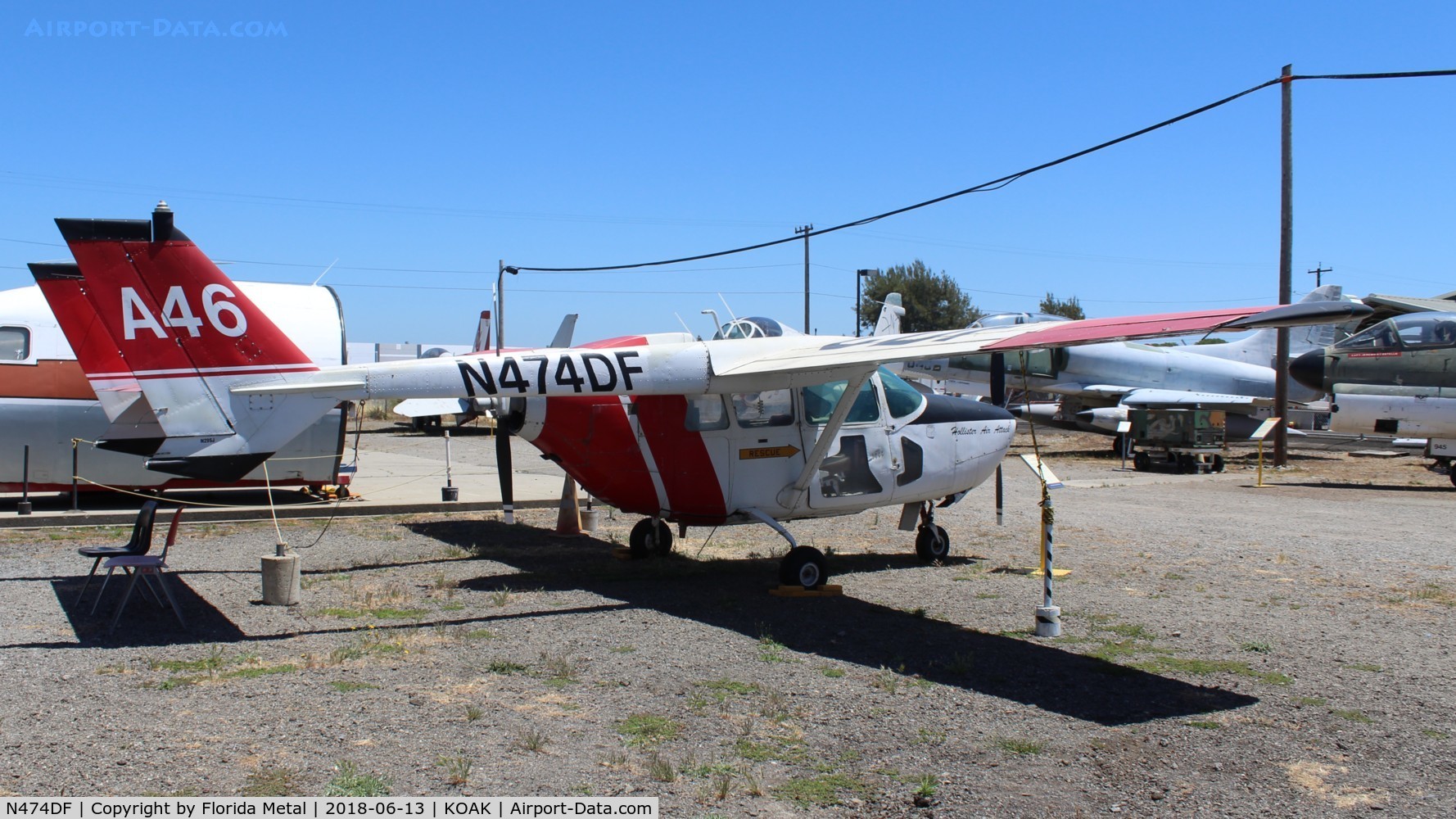 N474DF, 1968 Cessna O-2A Super Skymaster Super Skymaster C/N 337M0318, Oakland Aviation Museum