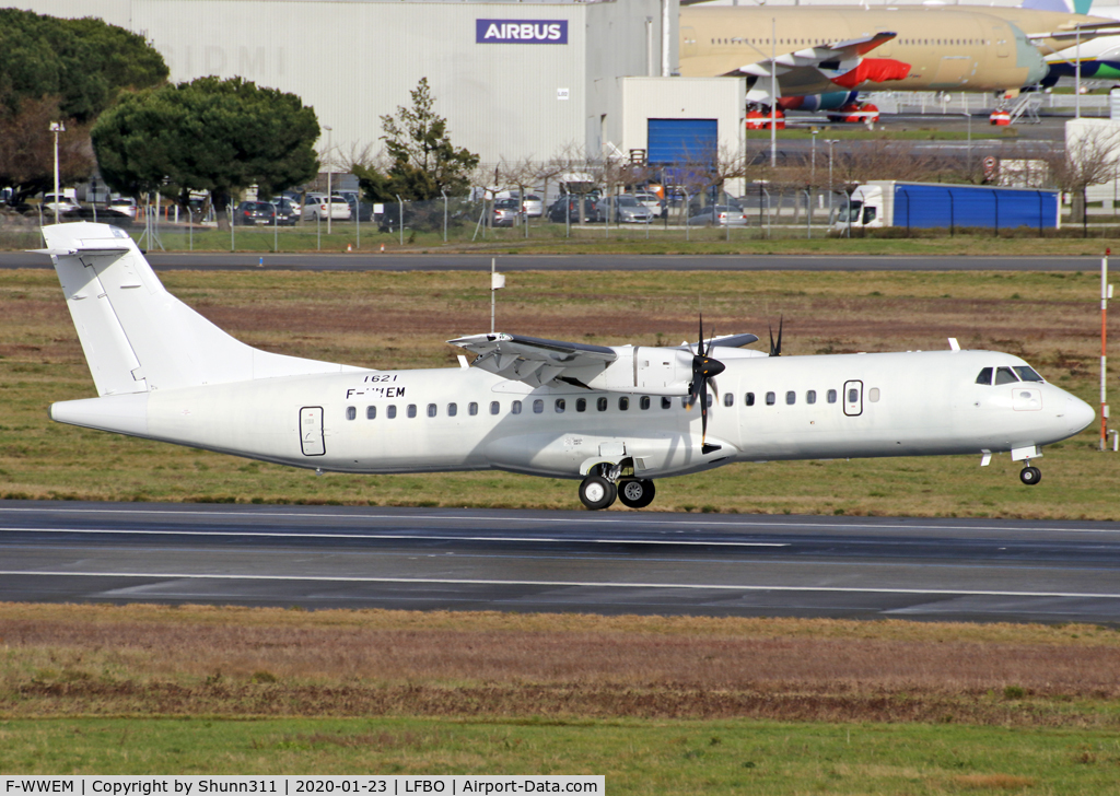 F-WWEM, 2020 ATR 72-600 C/N 1621, C/n 1621 - For Tarom as YR-ATK
