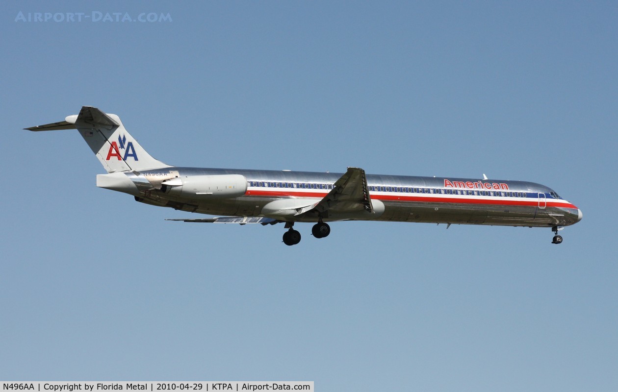 N496AA, 1989 McDonnell Douglas MD-82 (DC-9-82) C/N 49734, TPA 2010
