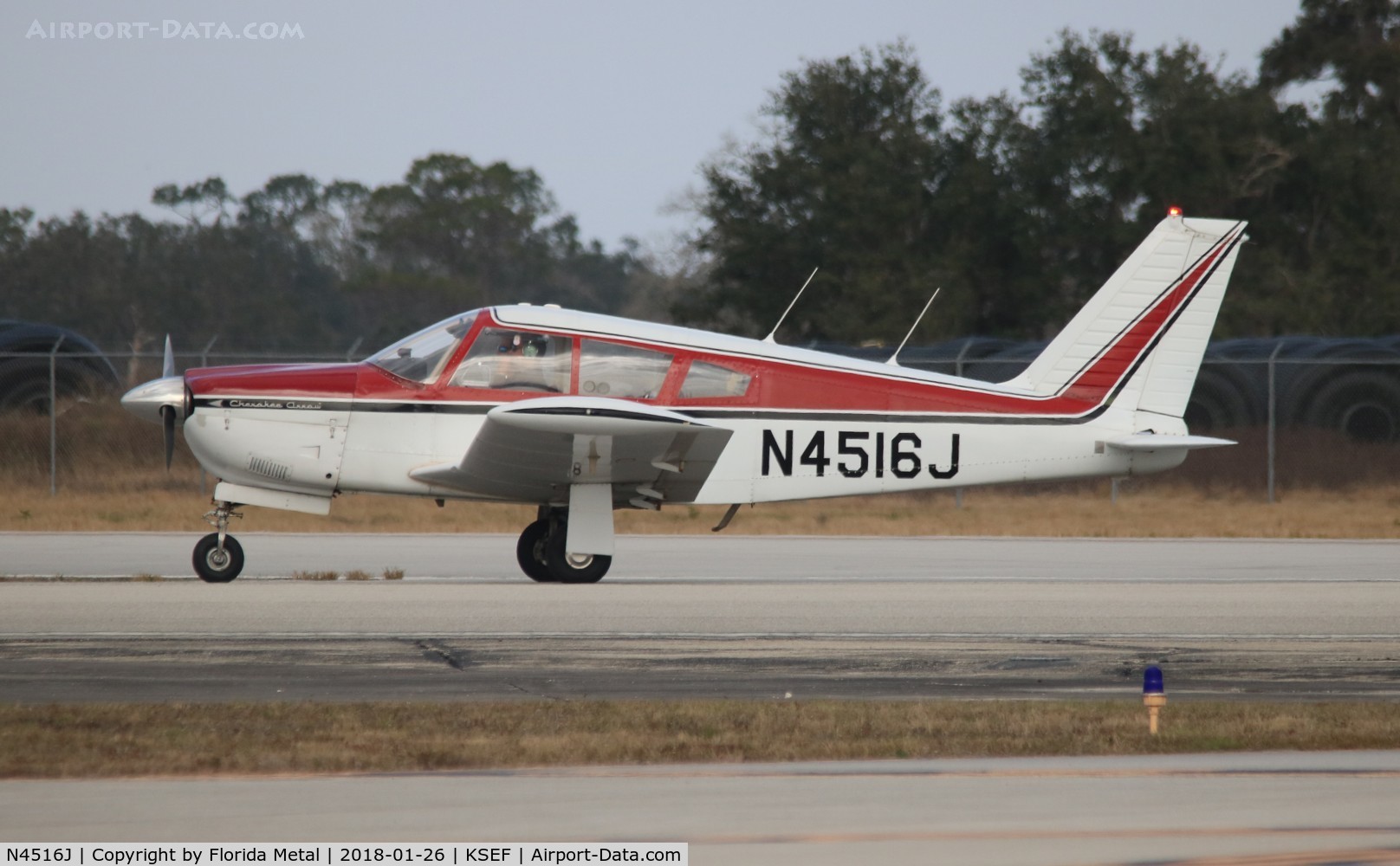 N4516J, 1968 Piper PA-28R-180 Cherokee Arrow C/N 28R-30373, PA-28R-180