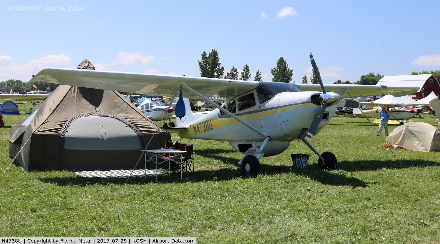 N4738U, 1964 Cessna 180G C/N 18051438, Cessna 180G