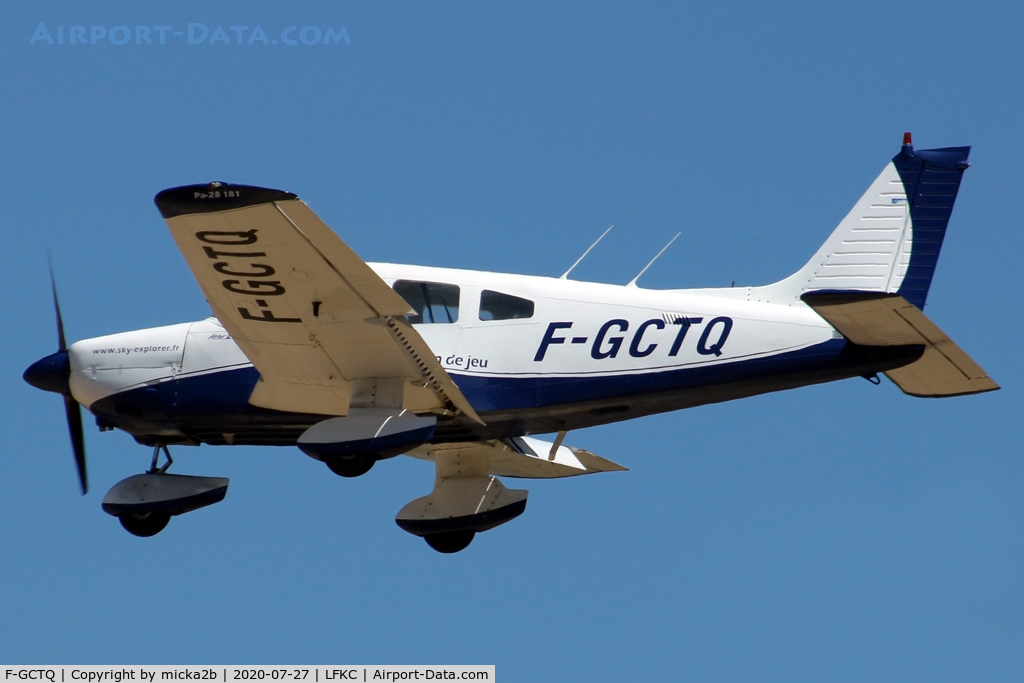 F-GCTQ, Piper PA-28-181 C/N 288090297, Landing