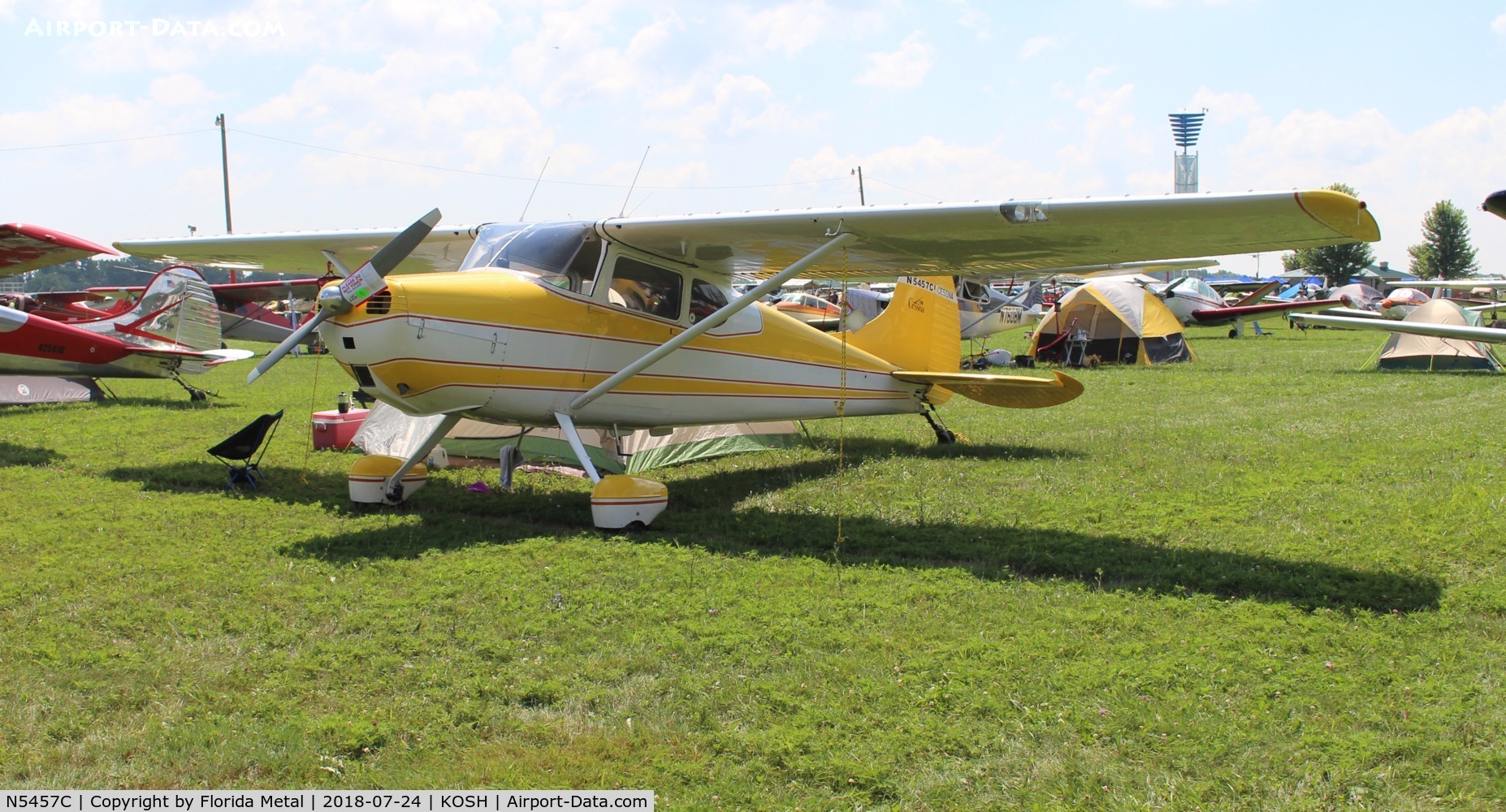 N5457C, 1950 Cessna 170 C/N 19491, Cessna 170