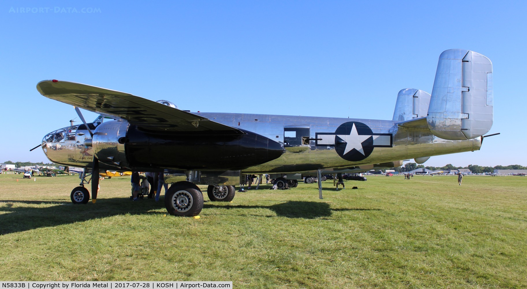N5833B, 1945 North American B-25J Mitchell Mitchell C/N 108-47735, Lady Luck