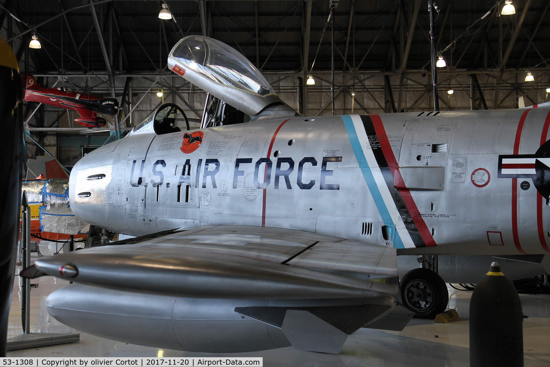 53-1308, 1953 North American F-86H-10-NH Sabre C/N 203-80, nov 2017