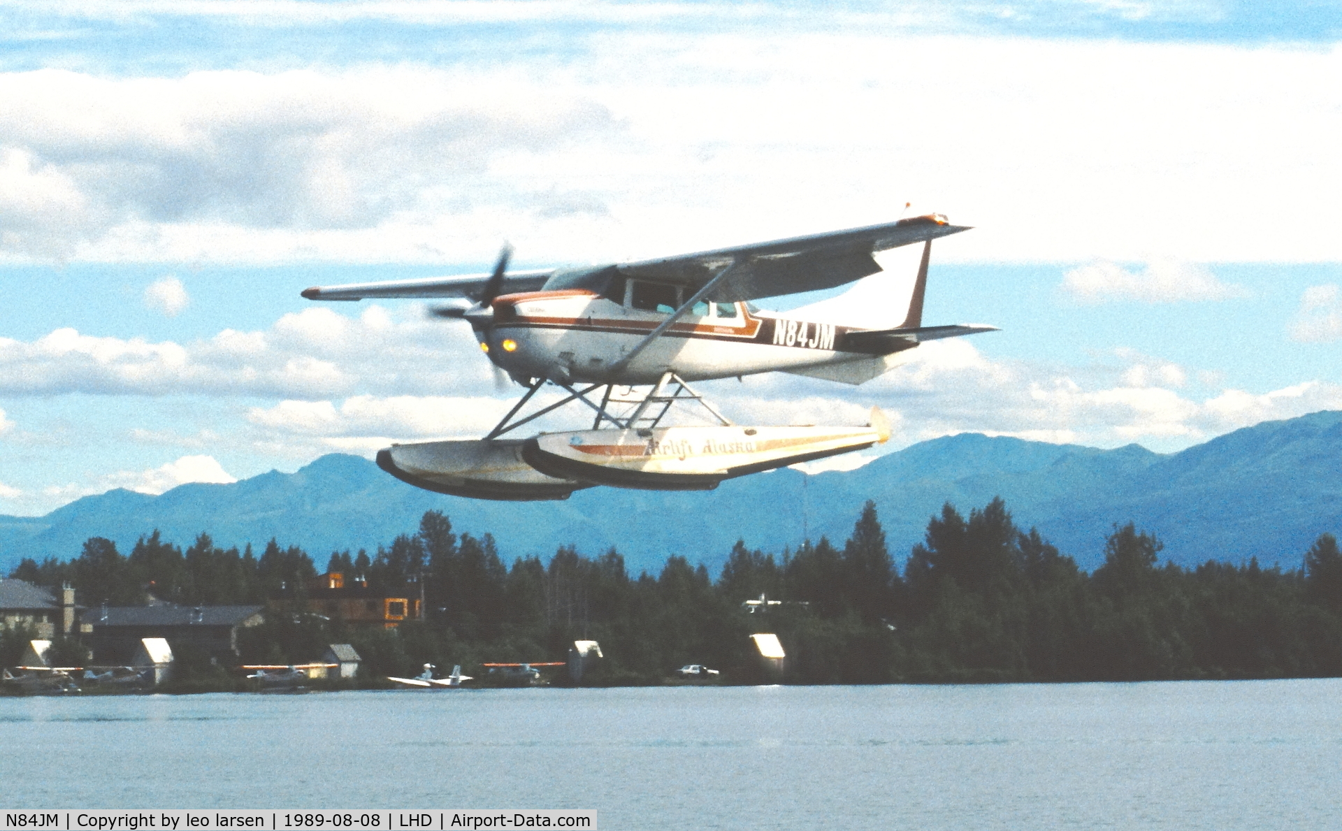 N84JM, 1978 Cessna U206G Stationair C/N U20604228, Lake Hood Air Harbour 8.8.1989