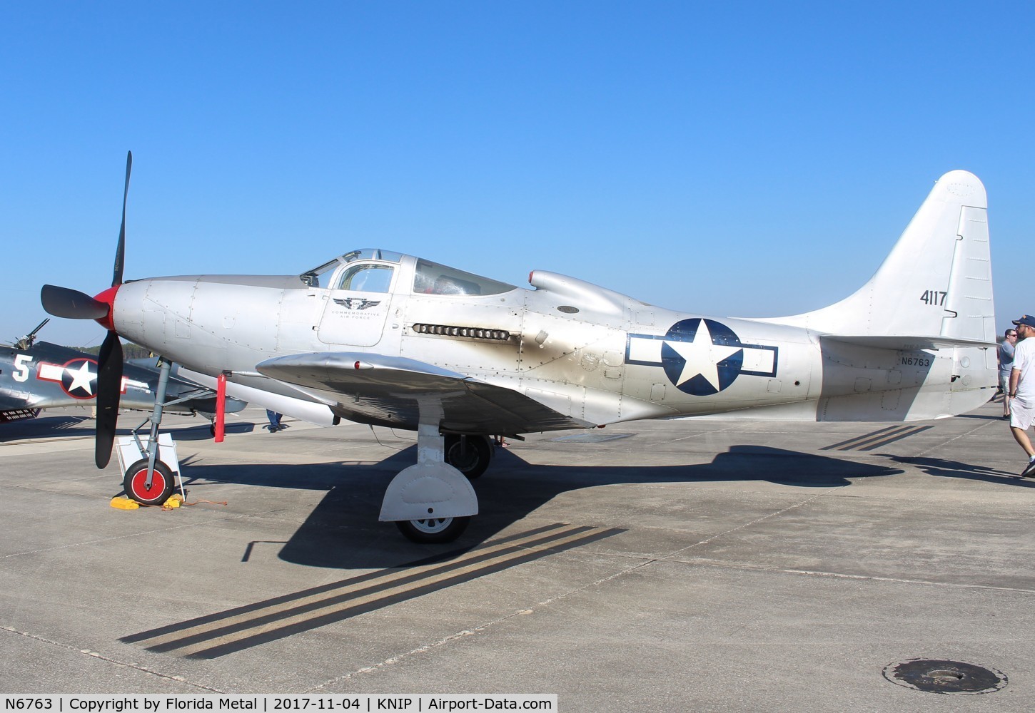 N6763, 1946 Bell P-63F Kingcobra C/N 296E1-1R, P-63F