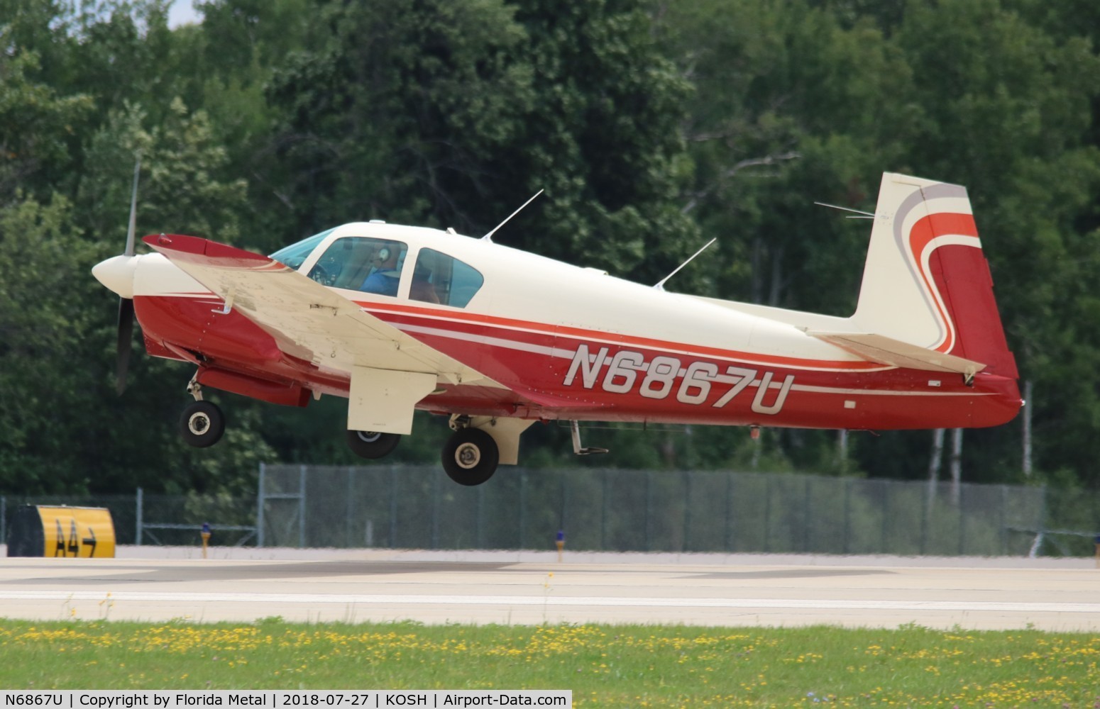 N6867U, 1963 Mooney M20C Ranger C/N 2571, Mooney M20C