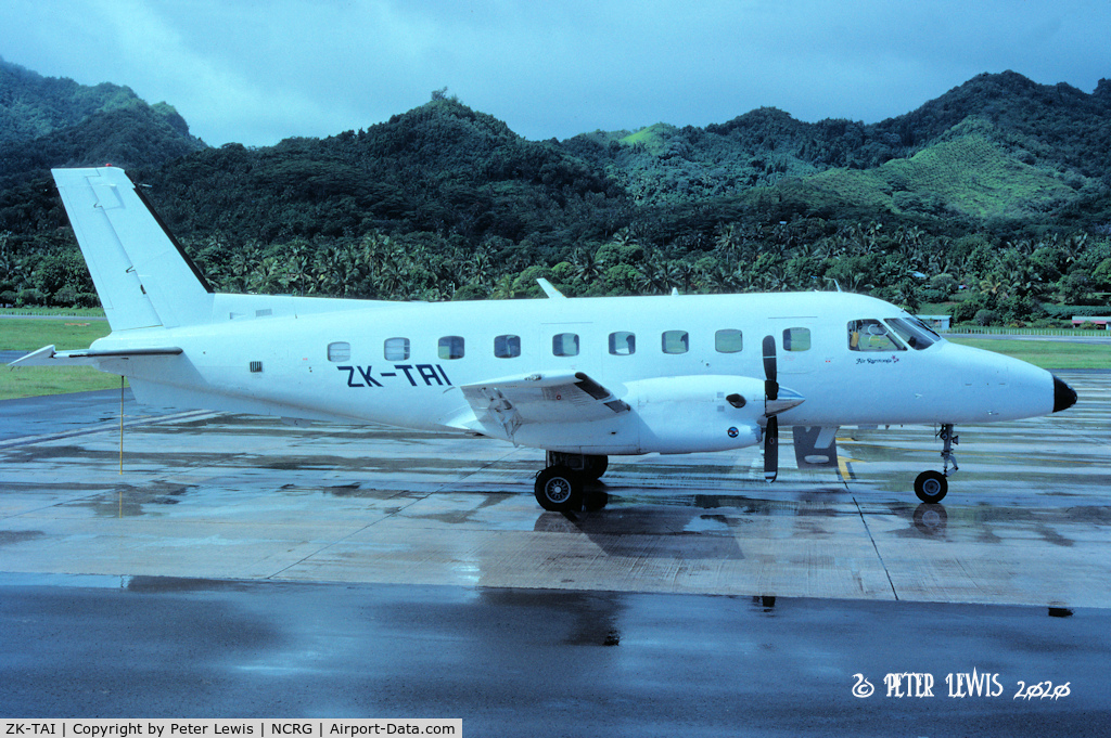ZK-TAI, 1981 Embraer EMB-110P1 Bandeirante C/N 110387, Air Rarotonga Ltd., Rarotonga - 1993