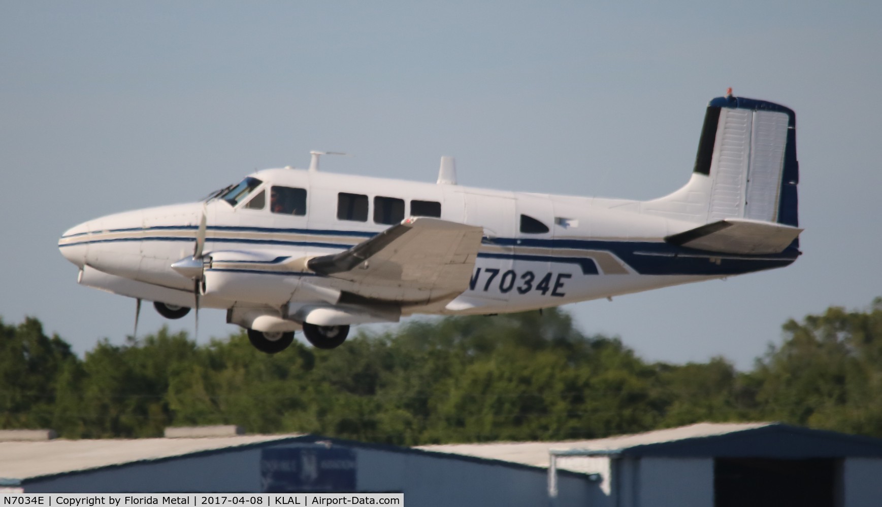 N7034E, 1962 Beech 65 (LF-23F) C/N LF-49, Queen Air