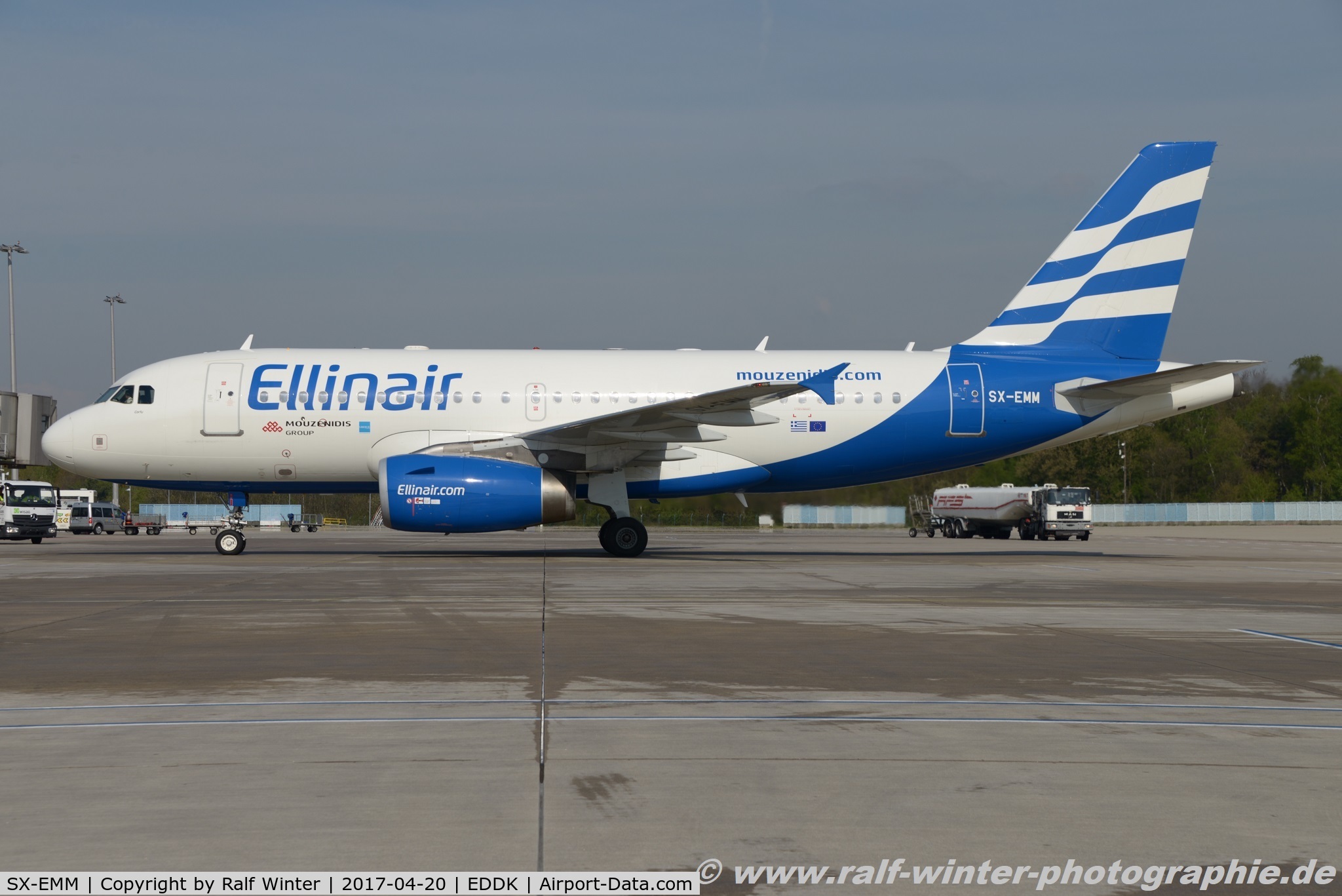 SX-EMM, 2002 Airbus A319-132 C/N 1703, Airbus A319-132 - EL ELB Ellinair 'Corfu' - 1703 - SX-EMM - 20.04.2017 - CGN