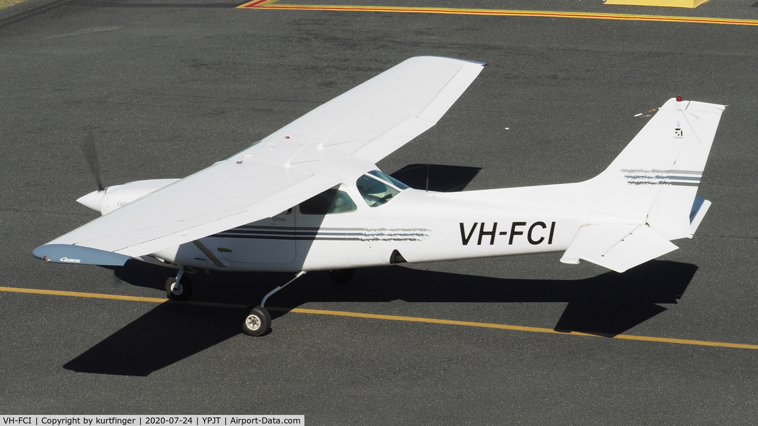 VH-FCI, 1981 Cessna 172RG Cutlass RG C/N 172RG0940, Cessna 172RG msn 172RG0940. Police Aero Club VH-FCI YPJT 24th July 2020.