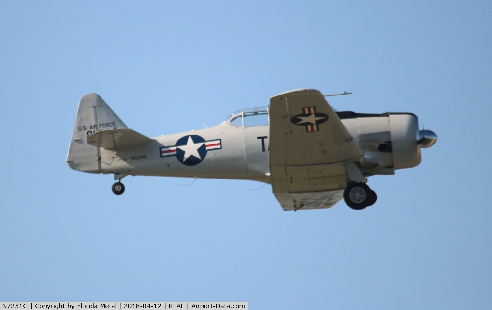 N7231G, 1942 North American AT-6D C/N 42-81563, AT-6D