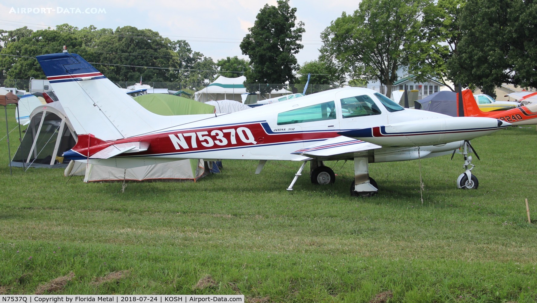 N7537Q, 1970 Cessna 310Q C/N 310Q0037, Cessna 310Q