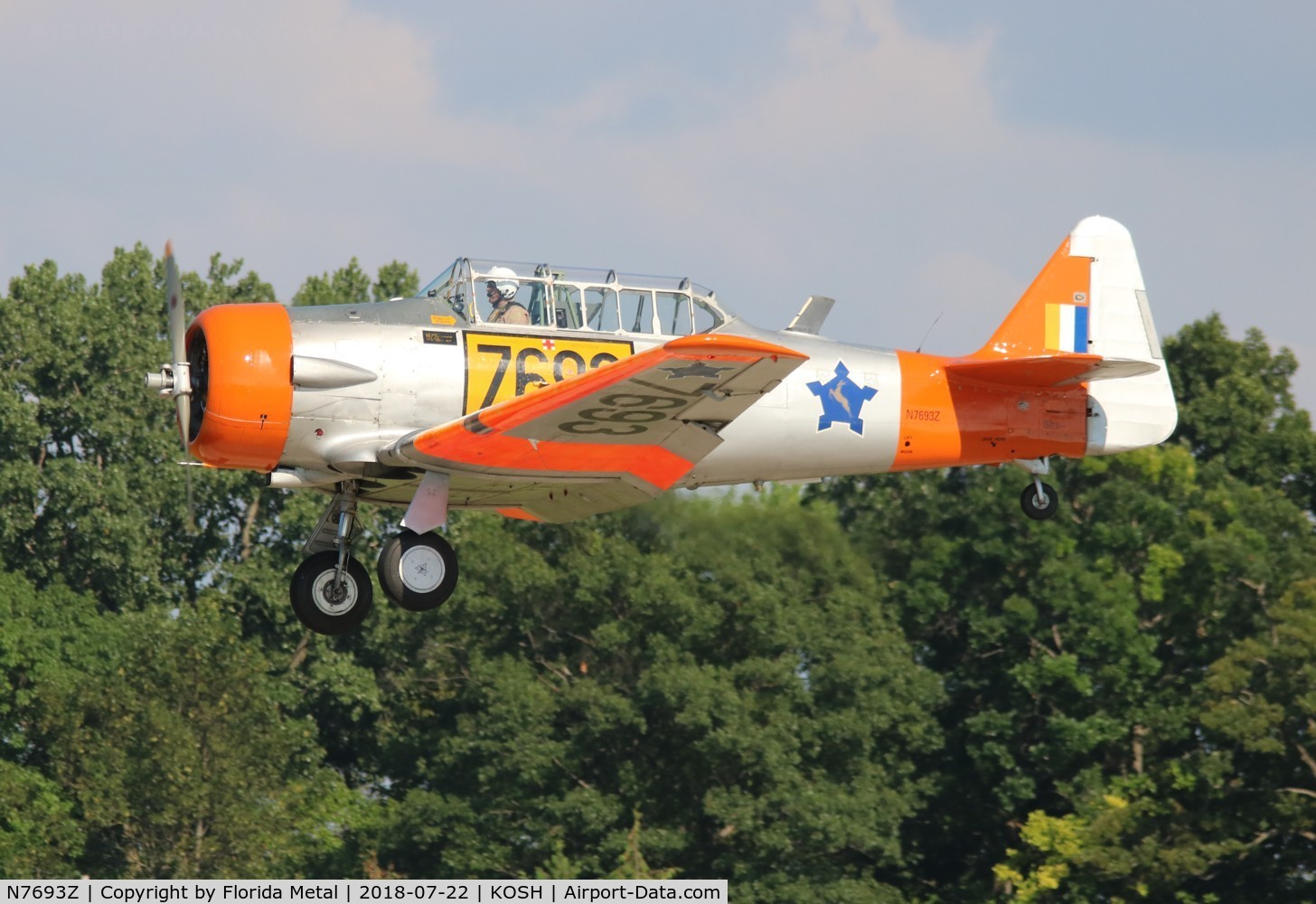 N7693Z, 1942 North American AT-6C Texan C/N 88-11637, AT-6C