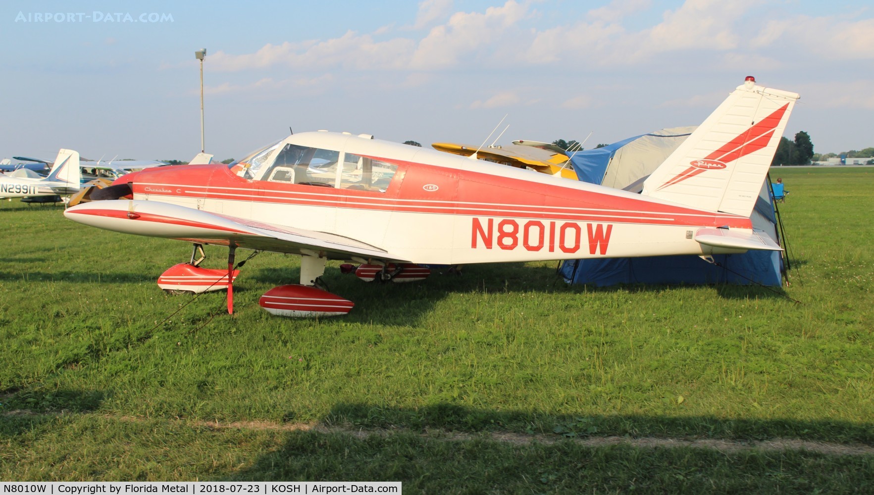 N8010W, 1964 Piper PA-28-180 C/N 28-2072, PA-28-180