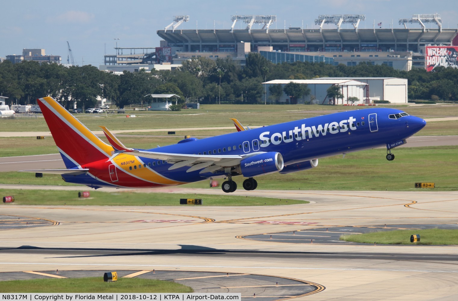 N8317M, 2012 Boeing 737-8H4 C/N 36992, WN 737-800