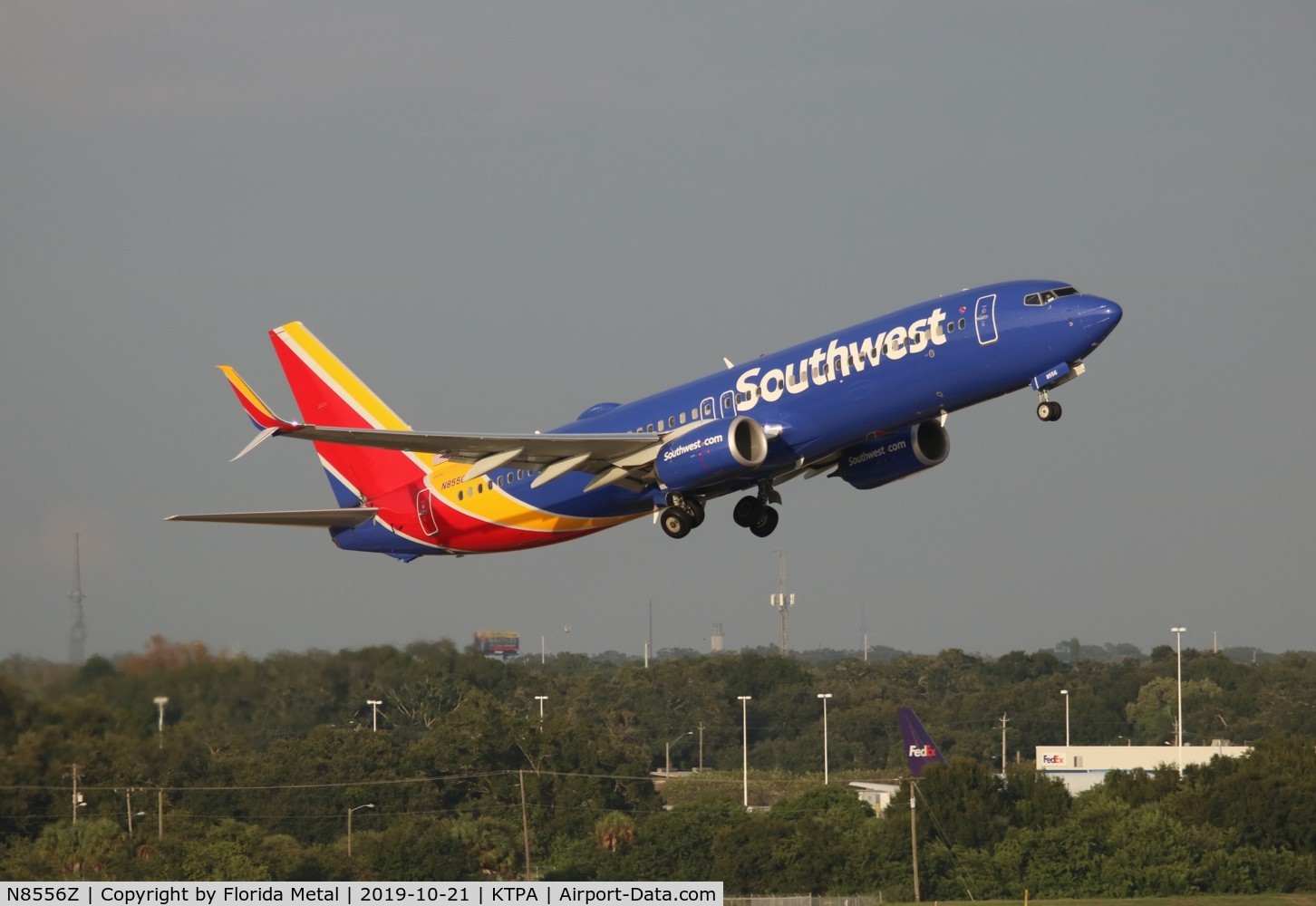 N8556Z, 2018 Boeing 737-800 C/N 64174, WN 737-800