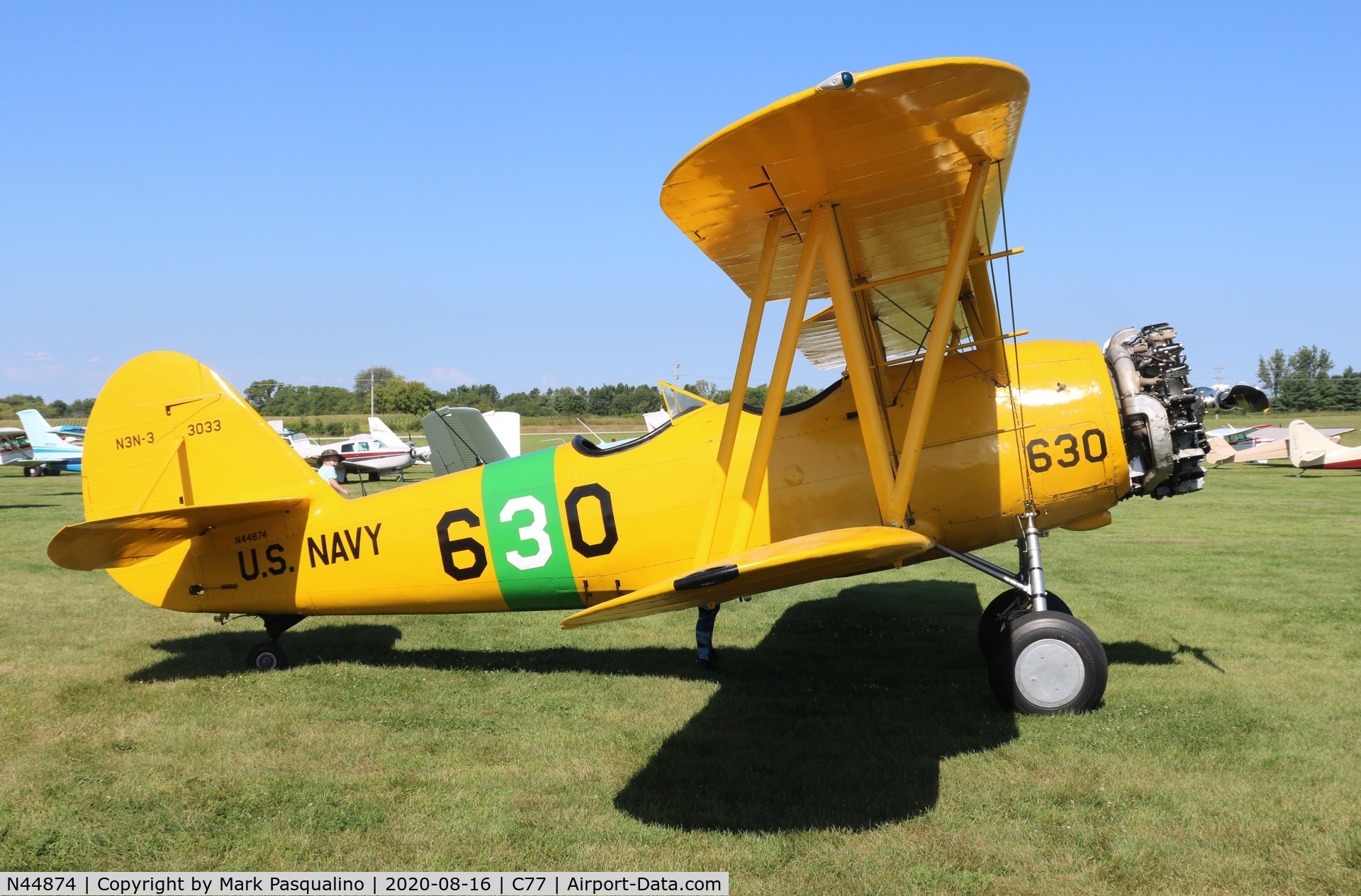 N44874, 1941 Naval Aircraft Factory N3N-3 C/N 3033, N3N-3