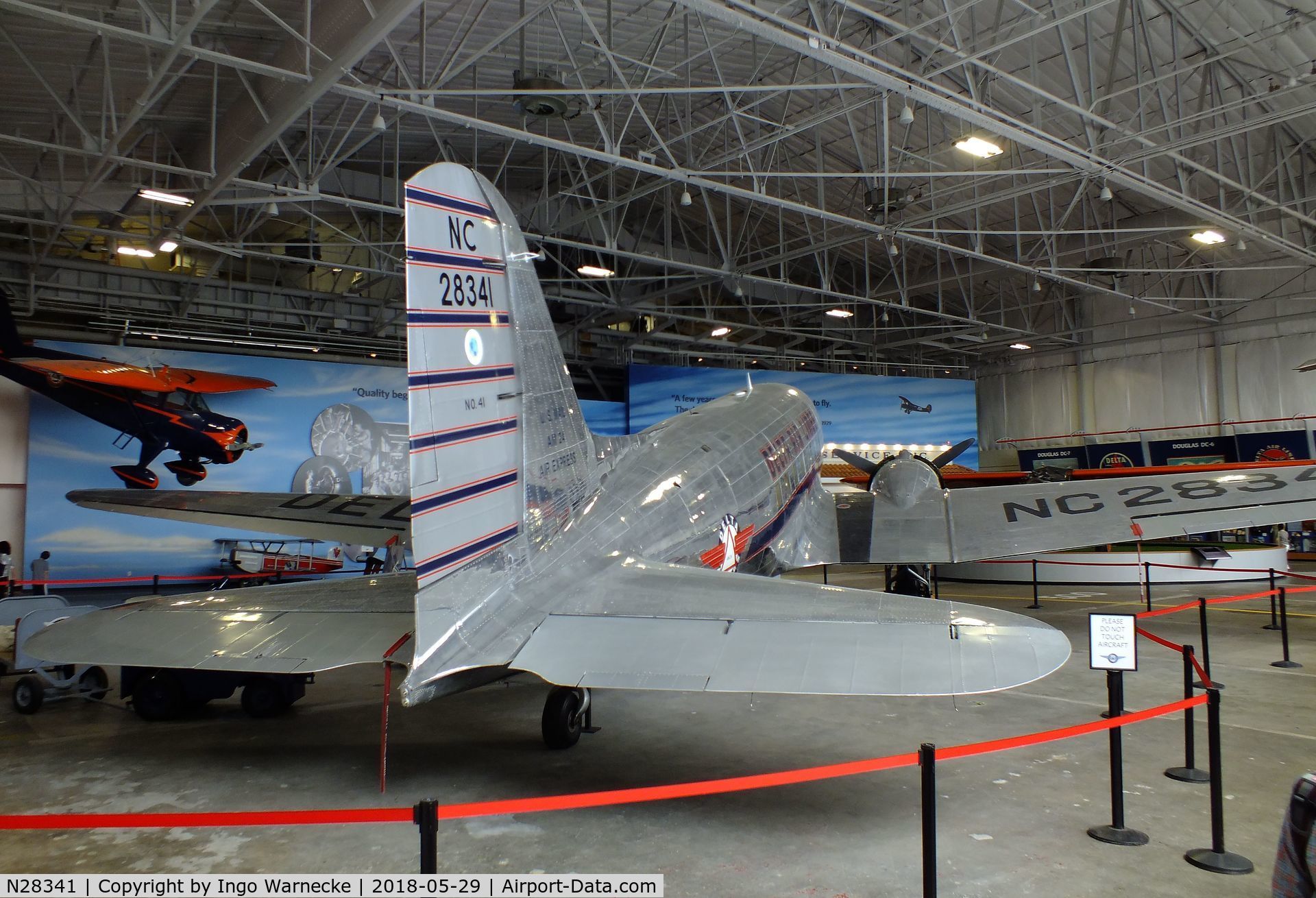 N28341, 1940 Douglas DC-3-G202A C/N 3278, Douglas DC-3 at the Delta Flight Museum, Atlanta GA