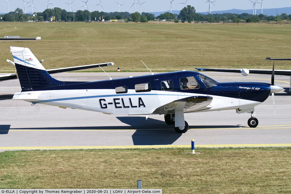 G-ELLA, 1996 Piper PA-32R-301 Saratoga SP C/N 32-46050, private Piper PA-32R-301 Saratoga II HP