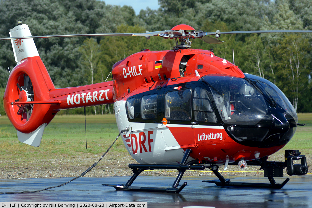 D-HILF, Eurocopter-Kawasaki BK-117B-2 C/N 7096, D-HILF at EDXR