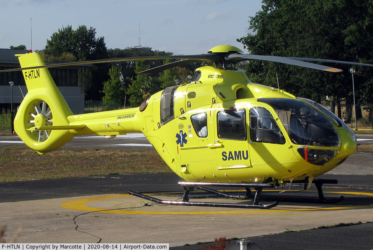 F-HTLN, 2009 Eurocopter EC-135T-2+ C/N 0810, Tours-Trousseau hospital DZ.
