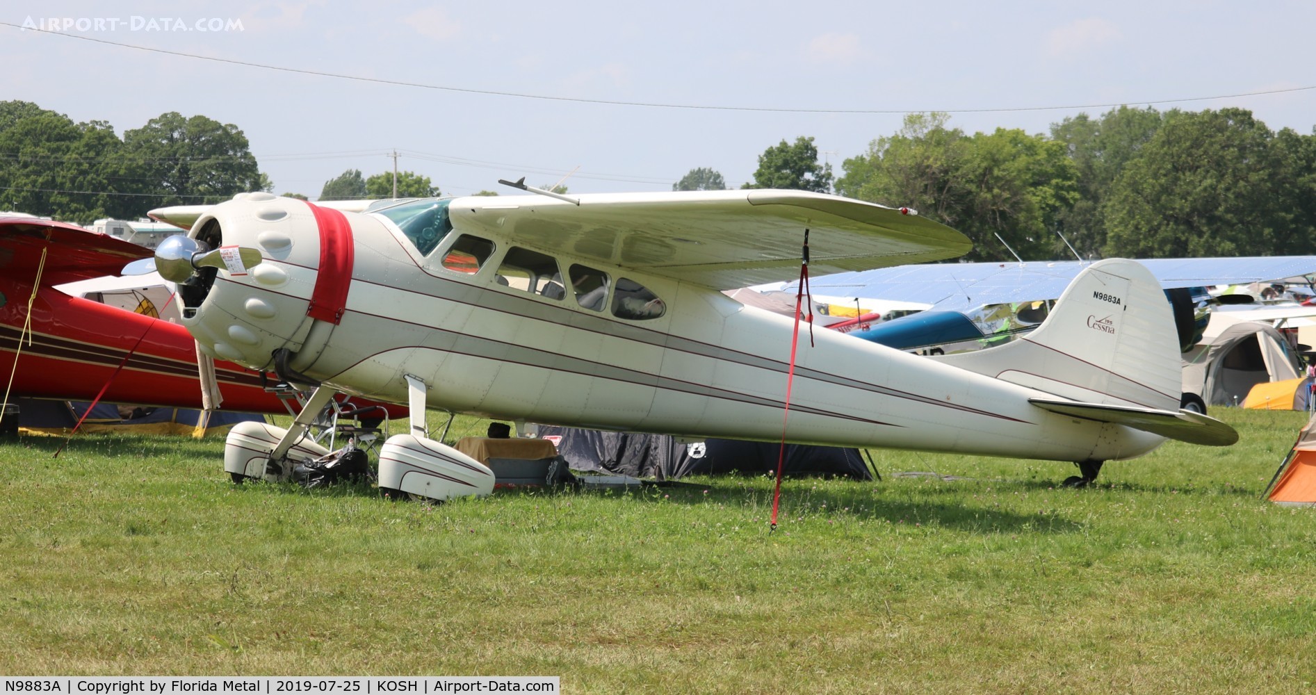 N9883A, 1950 Cessna 195A C/N 7585, Cessna 195A