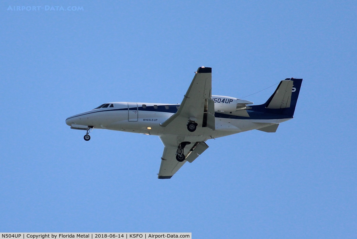 N504UP, 2003 Cessna 560XL C/N 560-5324, SFO 2018