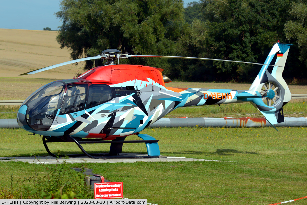 D-HEHH, 1999 Eurocopter EC-120B Colibri C/N 1045, D-HEHH at Sassnitz/Mukran Heliport