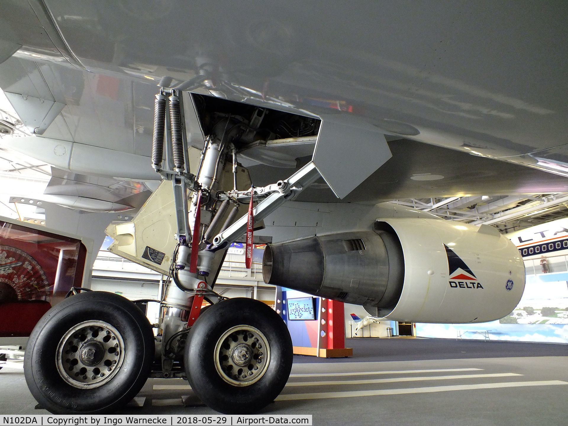 N102DA, 1982 Boeing 767-232 C/N 22214, Boeing 767-232 at the Delta Flight Museum, Atlanta GA