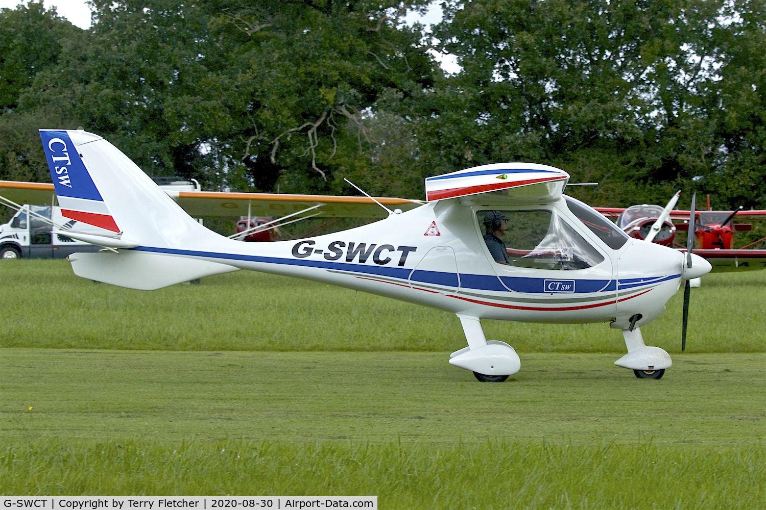 G-SWCT, 2008 Flight Design CTSW C/N 07.11.05, At Stoke Golding