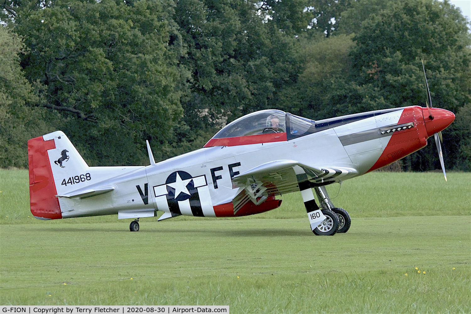 G-FION, 2016 Titan T-51 Mustang C/N LAA 355-15164, At Stoke Golding