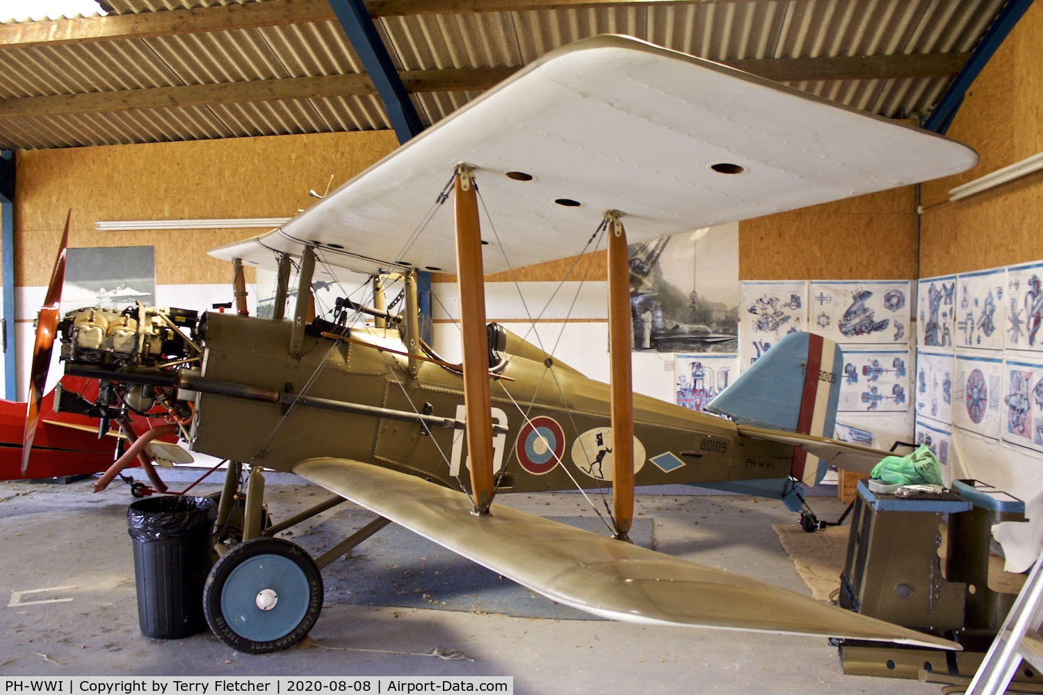 PH-WWI, Royal Aircraft Factory SE-5A Replica C/N 077246, At Stoke Golding