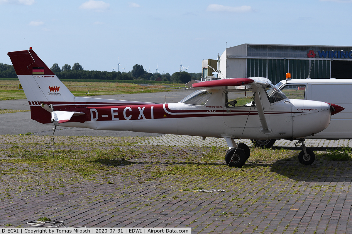 D-ECXI, Cessna 150 C/N 15017877, Wilhelmshaven Mariensiel (WVN / EDWI), Germany