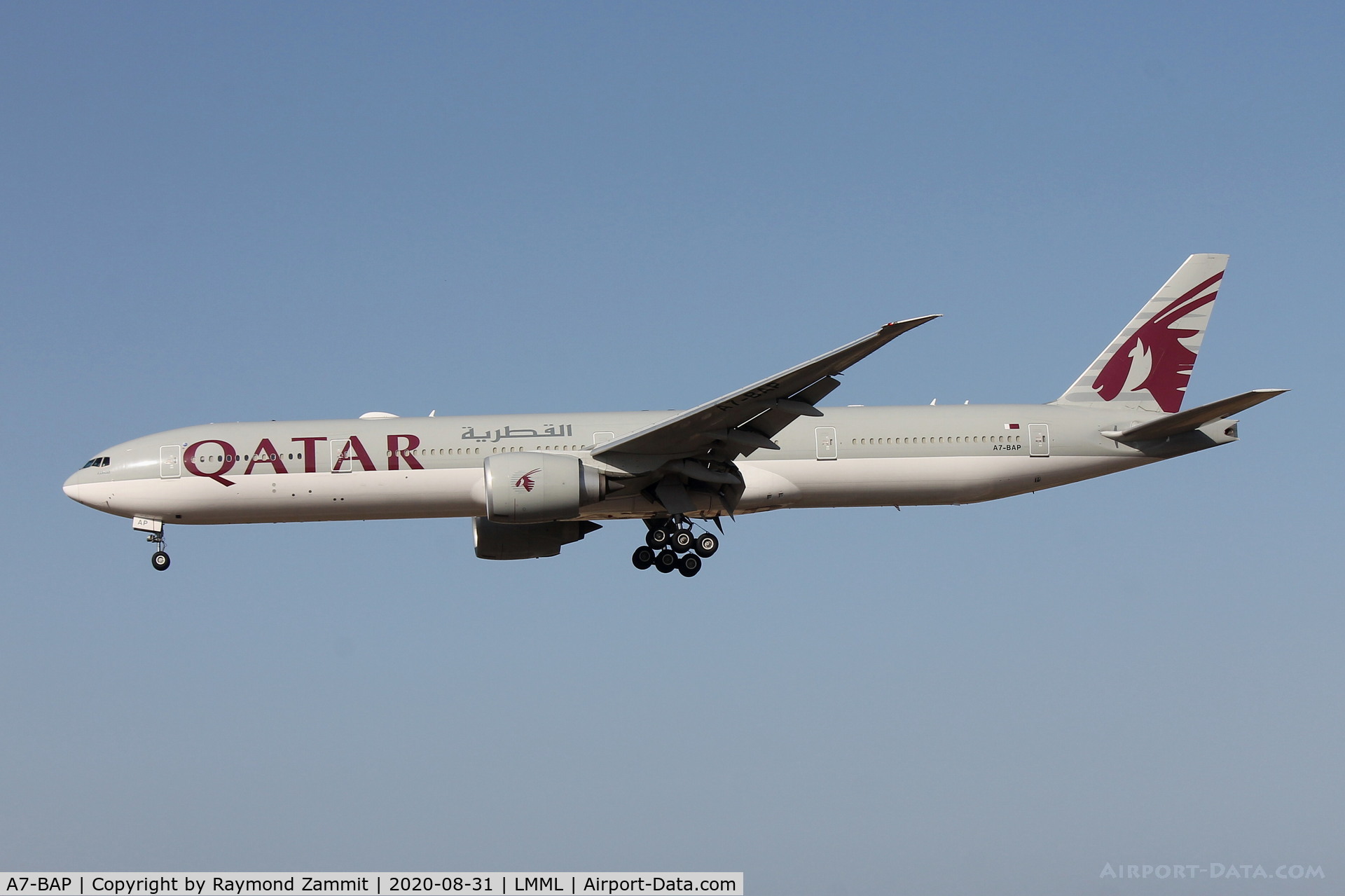A7-BAP, 2011 Boeing 777-3DZ/ER C/N 38248, B777 A7-BAP Qatar Airways