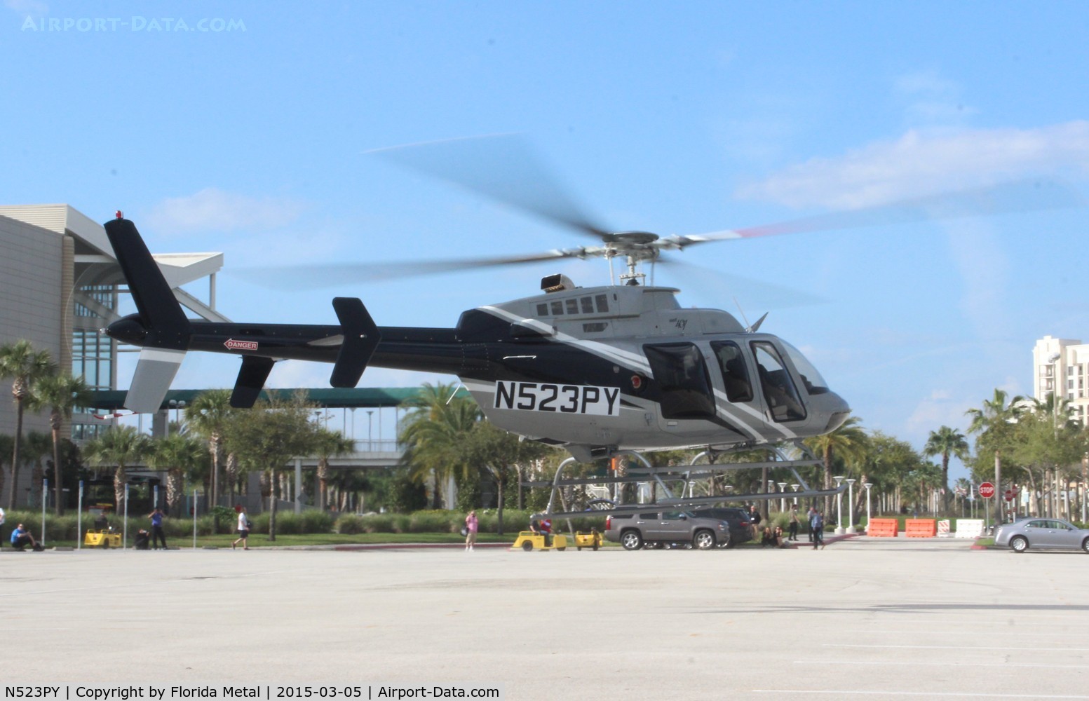 N523PY, 2014 Bell 407 C/N 54155, Heliexpo 2015