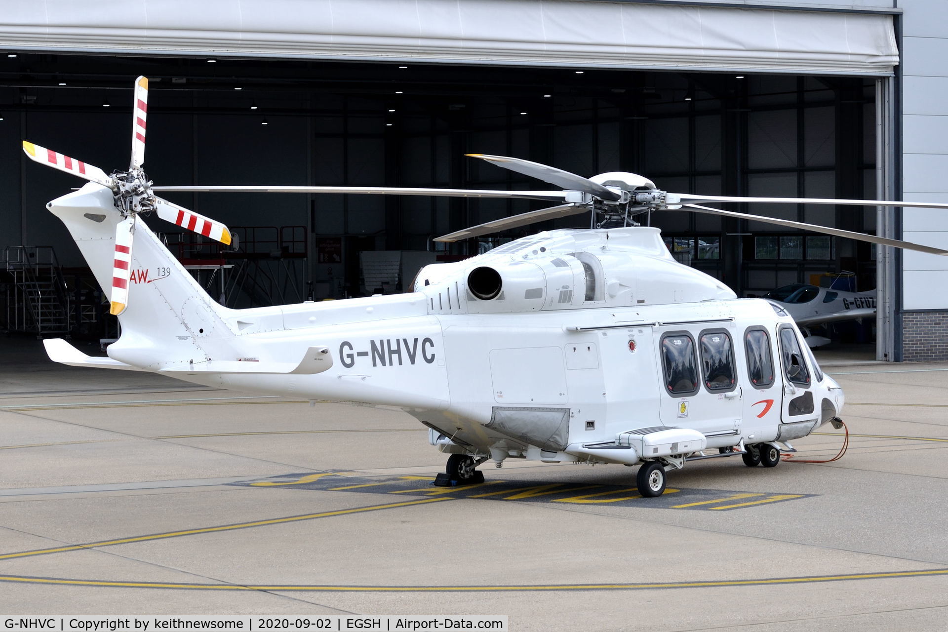 G-NHVC, 2015 AgustaWestland AW-139 C/N 31704, First viewing with UK registration, formerly D-HHXH.