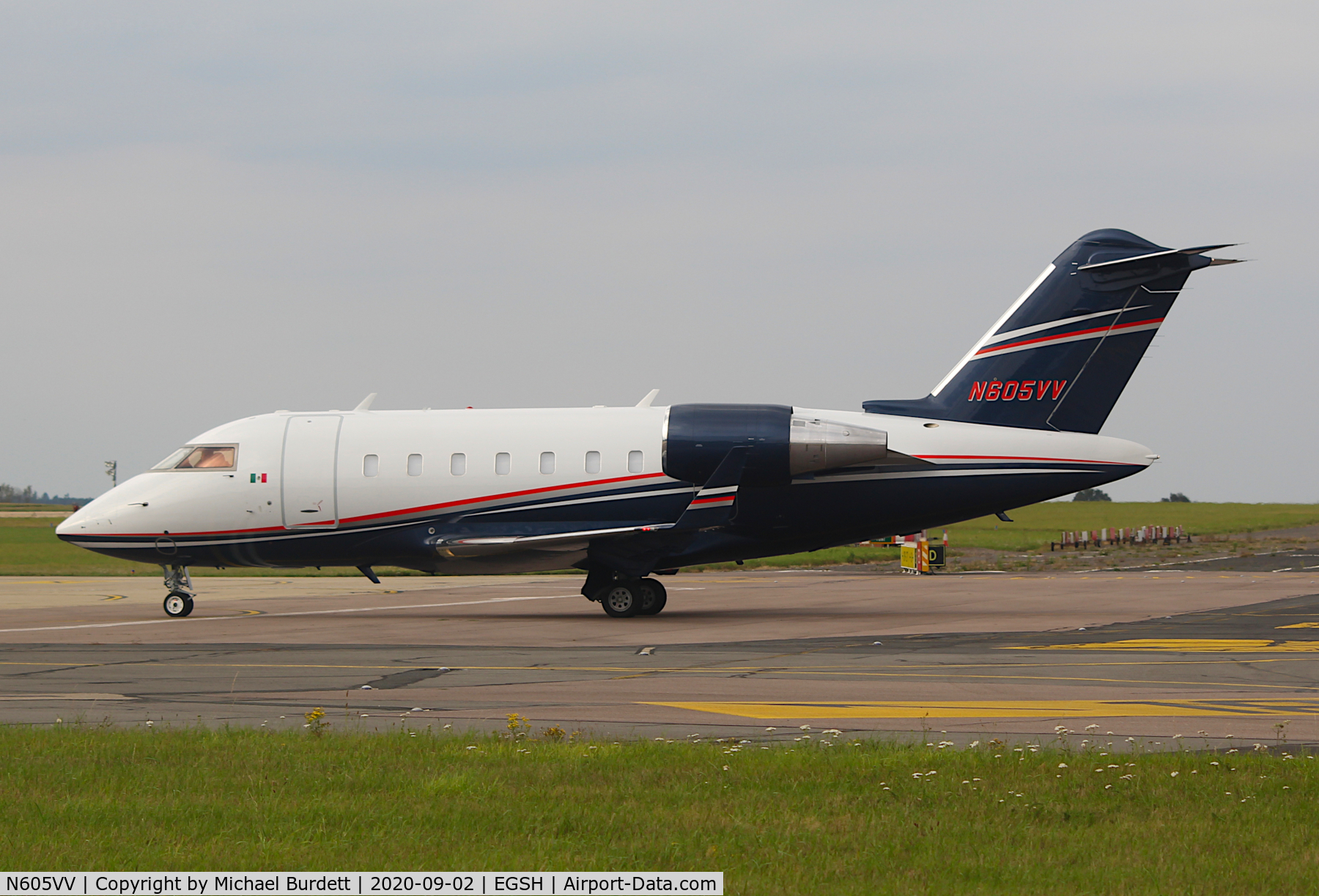 N605VV, 2008 Bombardier Challenger 605 (CL-600-2B16) C/N 5773, Arriving from Italy