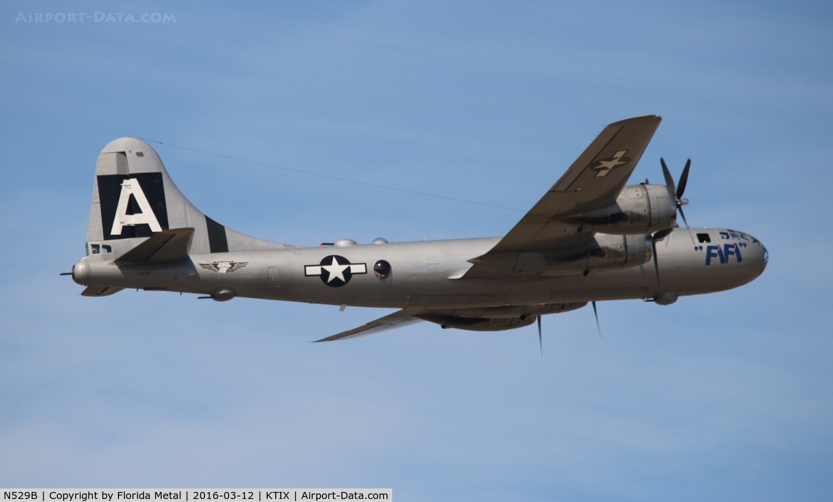 N529B, 1944 Boeing B-29A-60-BN Superfortress C/N 11547, TICO 2016