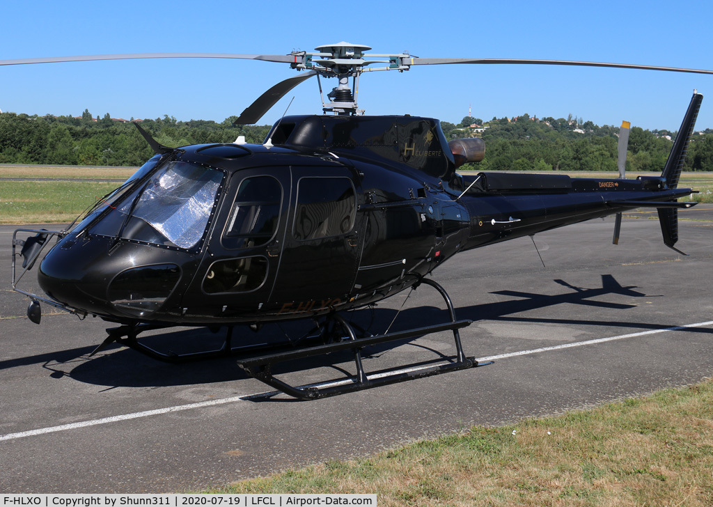 F-HLXO, 2018 Airbus Helicopters AS-350B-3 Ecureuil C/N 8632, Parked near the Control Tower...