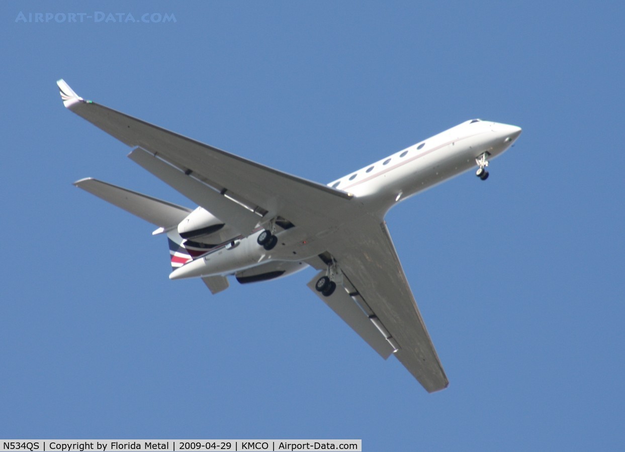N534QS, 2006 Gulfstream Aerospace GV-SP (G550) C/N 5103, MCO 2009