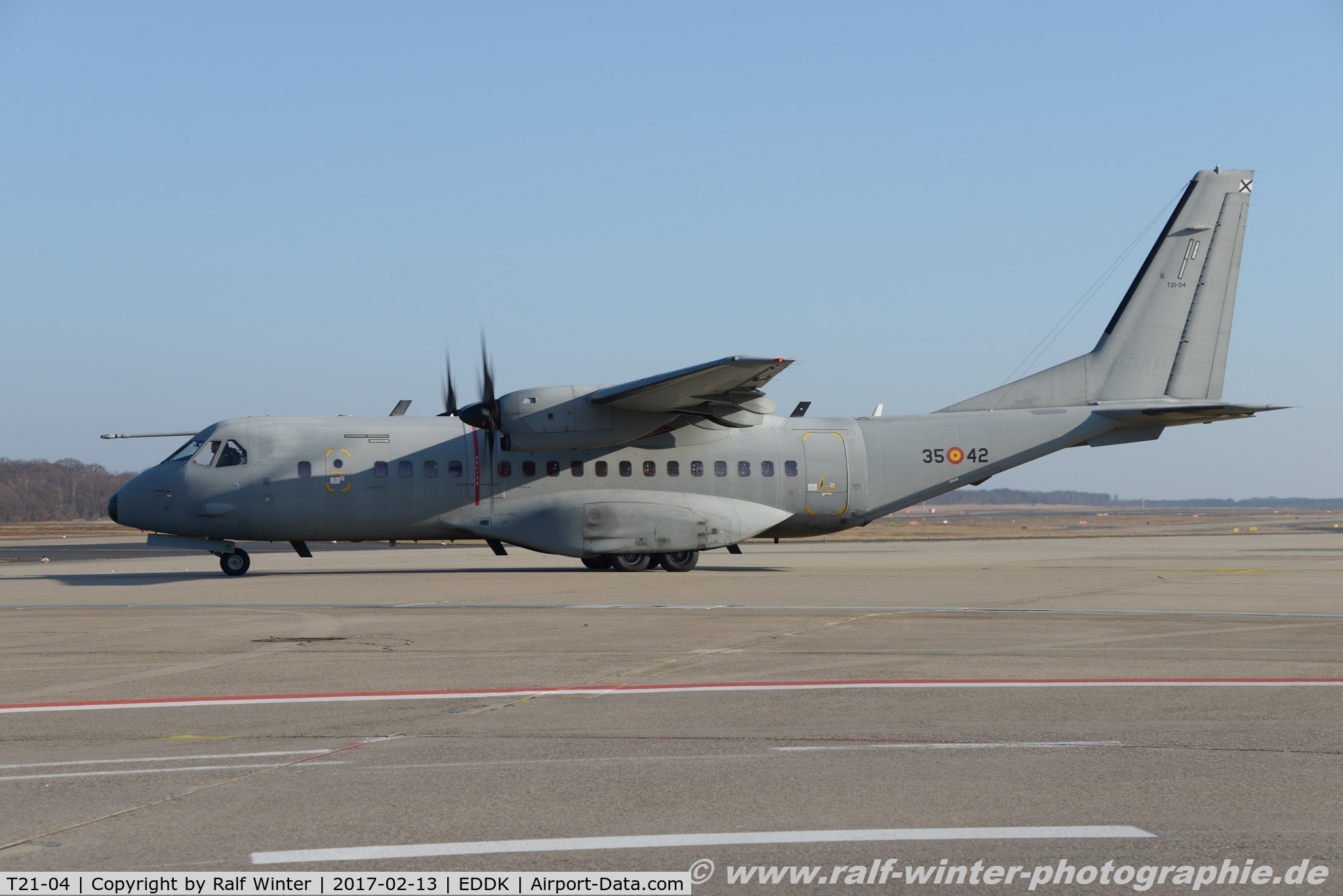 T21-04, 2003 CASA C-295M C/N EA03-04-005, CASA C-295M - AME Spanish Air Force - 005 - T.21-04 - 13.02.2017 - CGN