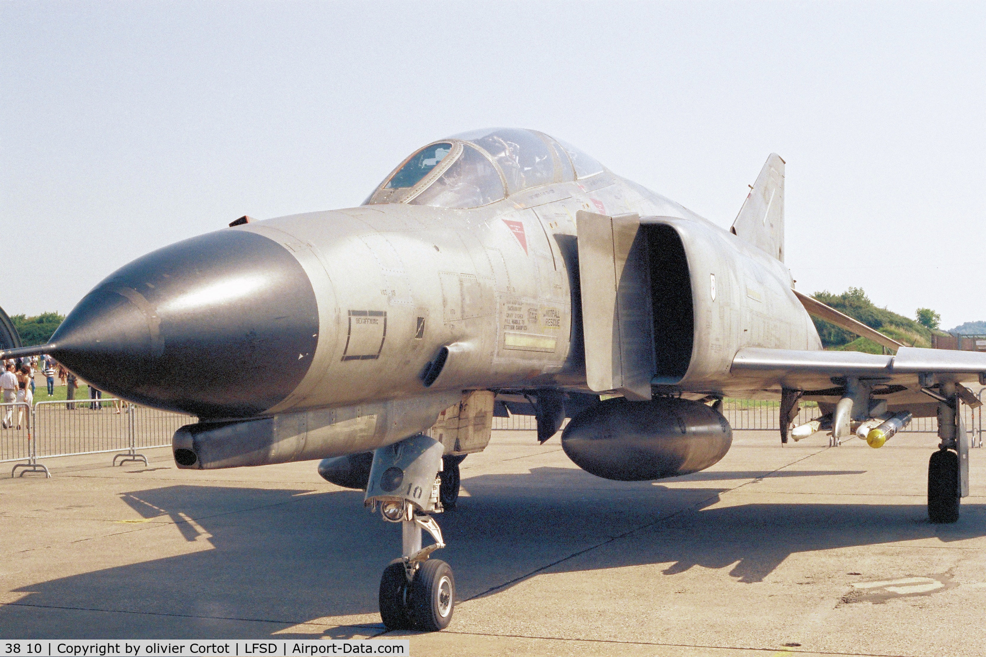 38 10, 1972 McDonnell Douglas F-4F Phantom II C/N 4635, Dijon airshow 1992