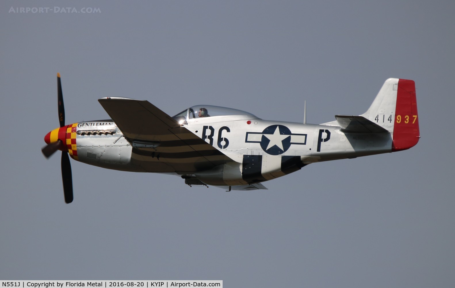 N551J, 1957 North American P-51D Mustang C/N 44-74230, TOM 2016