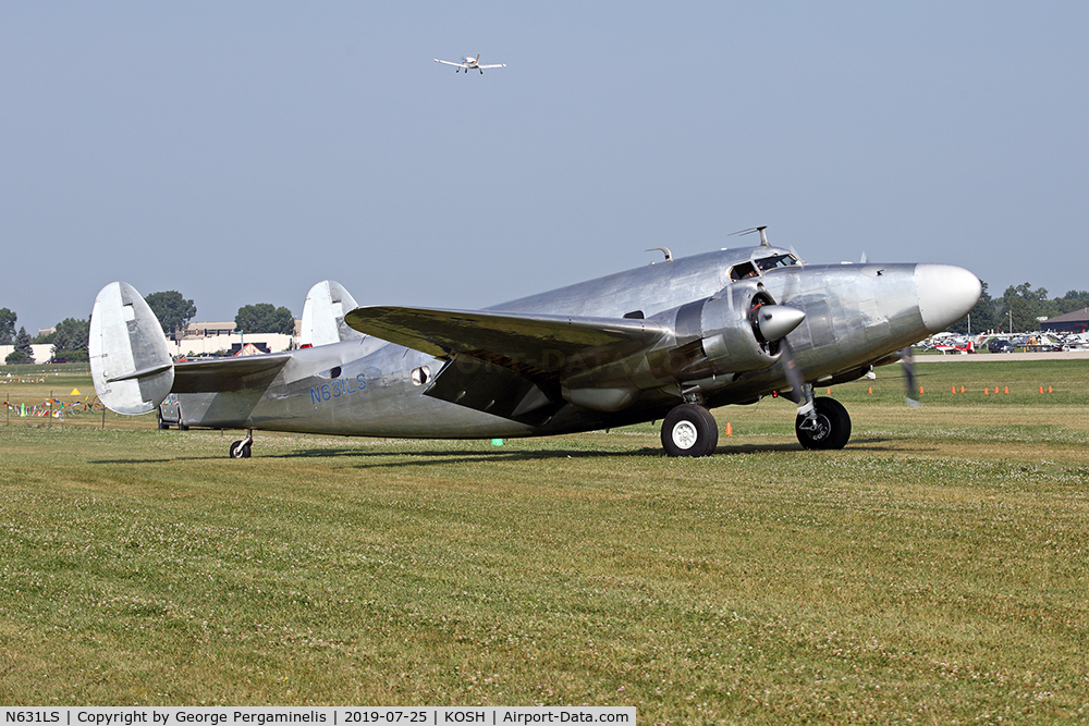 N631LS, 1943 Lockheed-PacAero R50-5 Learstar C/N 18-2404, Oshkosh 2019.