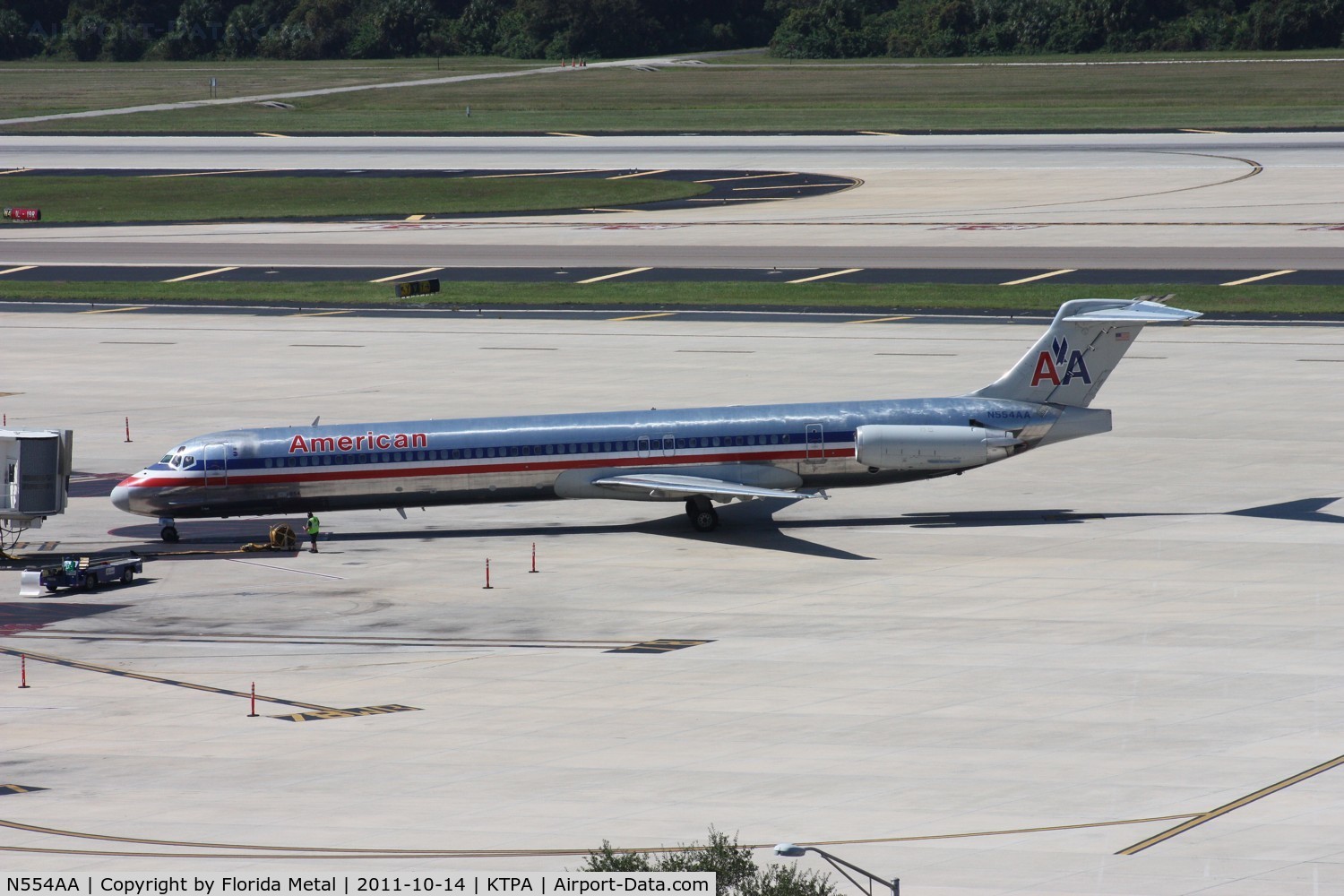 N554AA, 1991 McDonnell Douglas MD-82 (DC-9-82) C/N 53084, TPA 2011